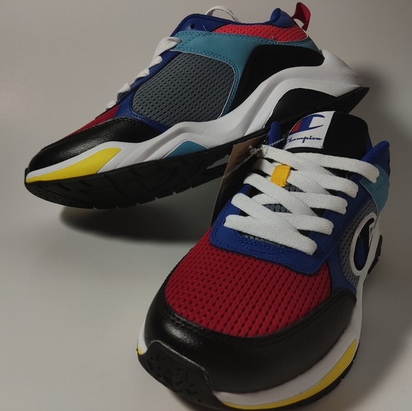 Champion 93Eigtheeen SP Block sneaker Black Multi Size 9.5 - Picture 5 of 5